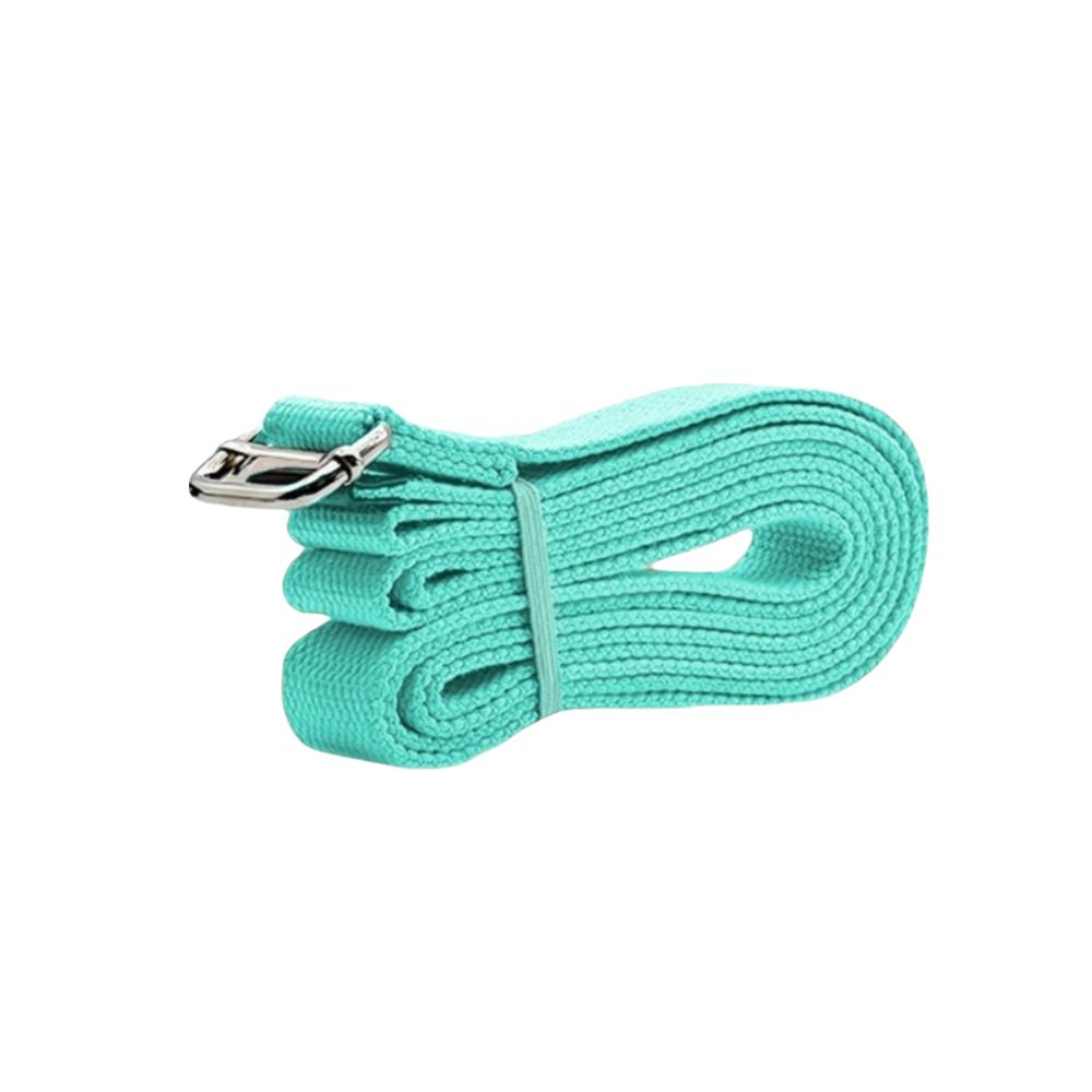 Практичные Йога Фитнес Пояса Растяжка Натяжение Хлопковый Пояс Новый Йога Пояс зелёный