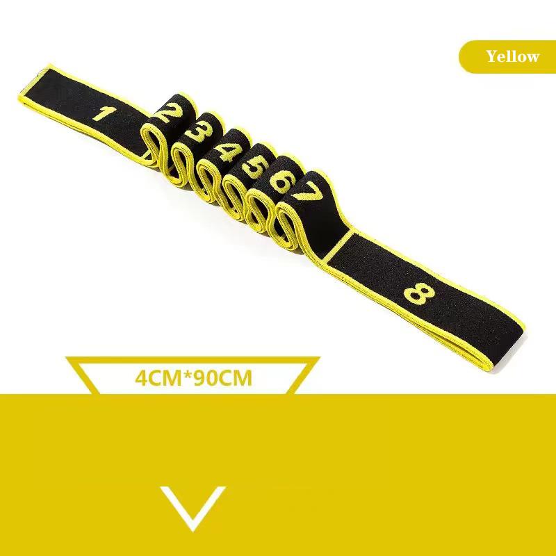 8 секций, стиль, танец, йога, растягивающийся пояс, йога, пилатес, фитнес, натяжной пояс, цифровая растяжка, эластичность