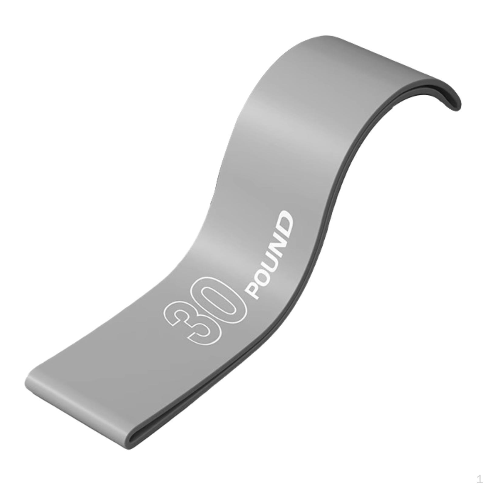 Эспандер эластичный йога растяжка противоскользящая тренировка упражнения для бедра серый